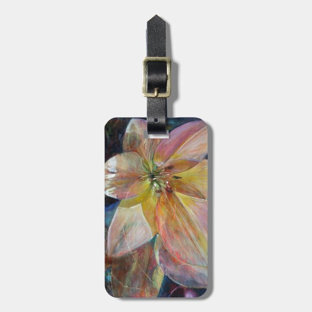 "Translucens" Blomstermålning Bagagebricka (Vertikal Framsida)
