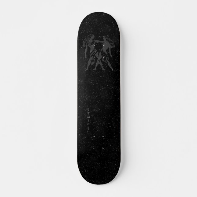 Translucent Gemini Mini Skateboard Bräda 18,5 Cm (Framsida)