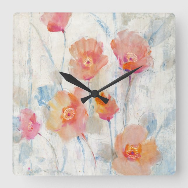 Translucent II Fyrkantig Klocka (Framsida)