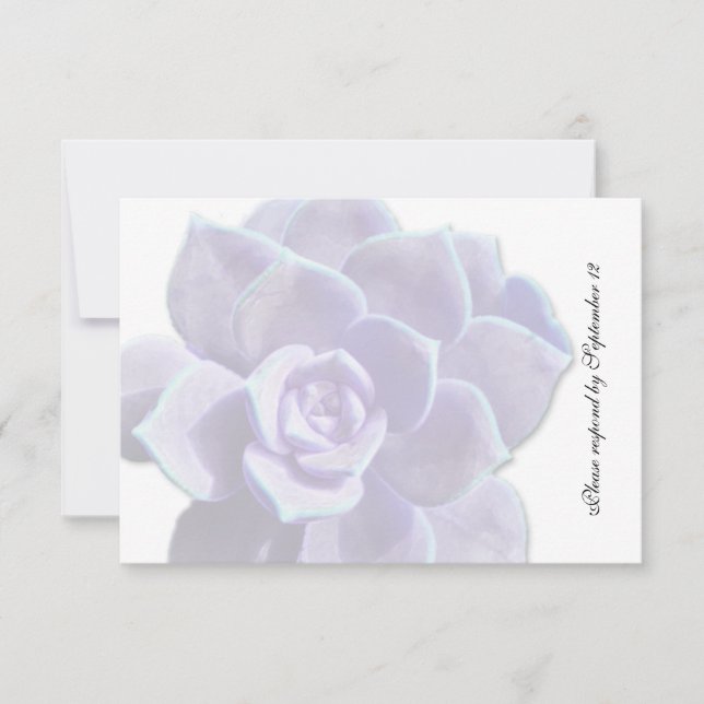 Translucent Lilac Succulent Vintage osa (Framsida)
