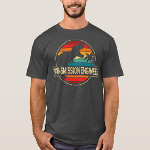 Transmission Ingenjör Dinosaur T Shirt