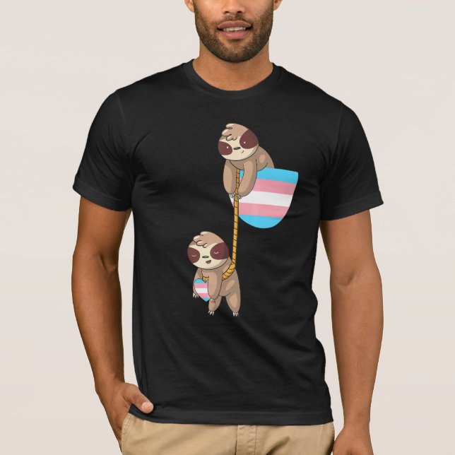 Transmissionsavfallande långsamma Pride LGBtq Tran T Shirt (Framsida)