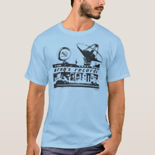 Transmissionsgrafik för vintage Music Record Store T Shirt