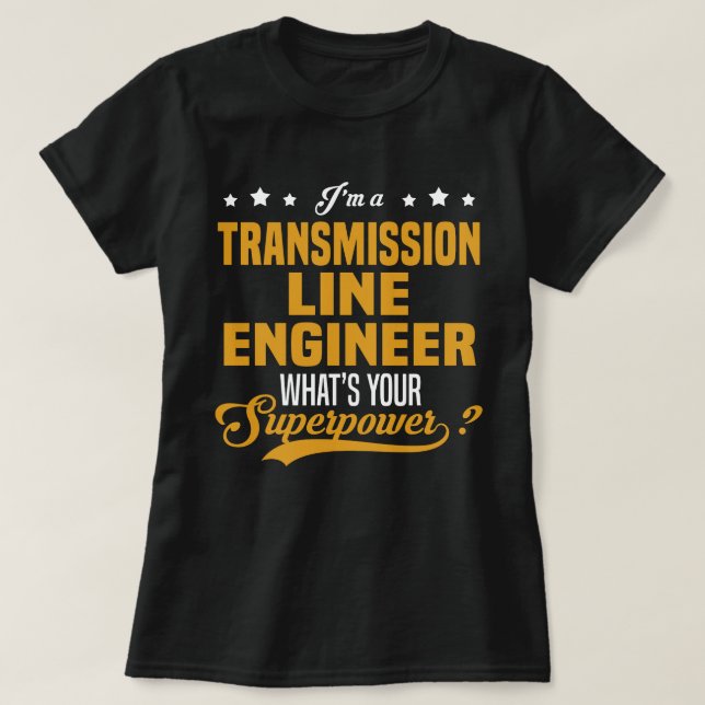 Transmissionsrad Ingenjör T Shirt (Design framsida)