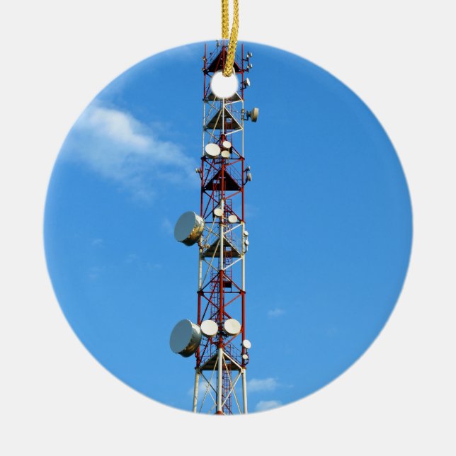 Transmitterantenn Julgransprydnad Keramik (Framsidan)