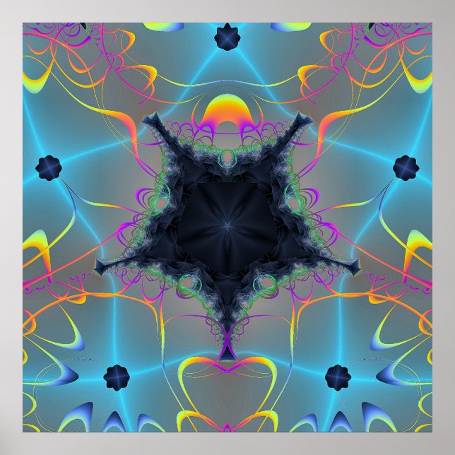 "Transmuterande smärta med Tankar i Kärlek" Poster (Framsidan)