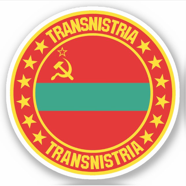 Transnistrien Klistermärken (Framsida)