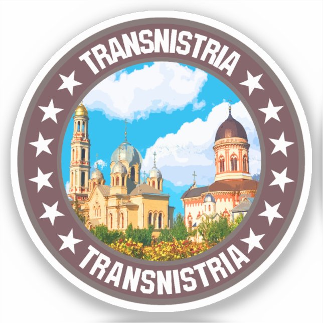 Transnistrien Klistermärken (Framsida)