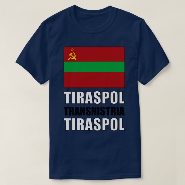 Transnistriens flagga t shirt (Design framsida)