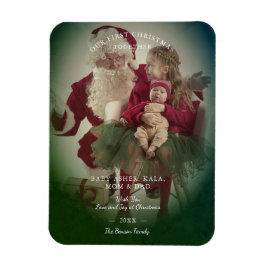 Transparency Effekt God Jul Foto Familj Magnet
