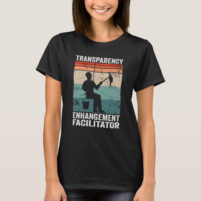 Transparency Enhangement Facilitator Window Cleane T Shirt (Framsida)