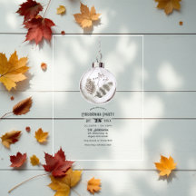 Transparent Boho Neutralt jul Party