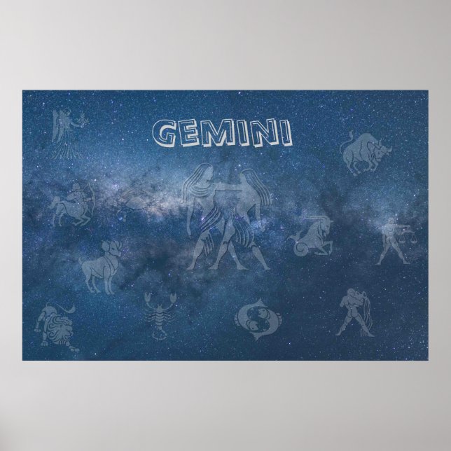 Transparent Gemini Poster (Framsidan)