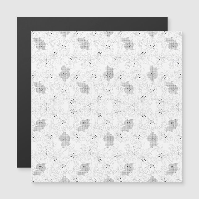 Transparent Grid Overlay – Editable PNG Texture Magnetisk Inbjudningskort (Fram/baksida)