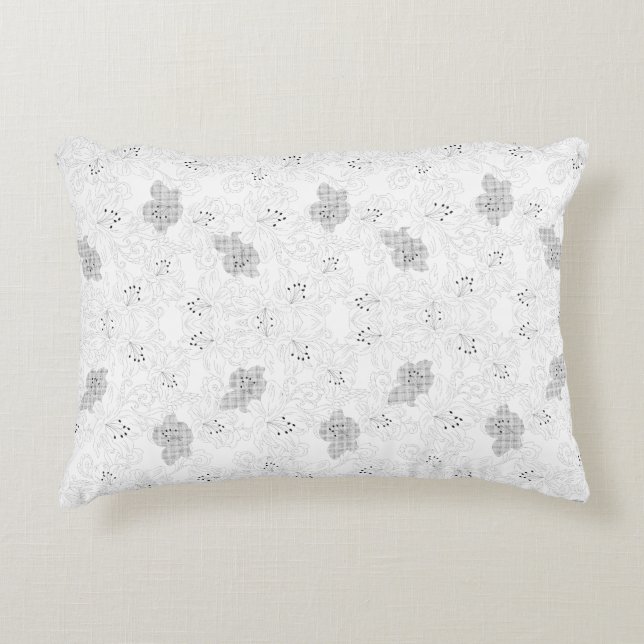 Transparent Grid Overlay – Editable PNG Texture Prydnadskudde (Framsidan)