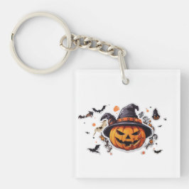 Transparent Haloween Pumpkin Head Sticker