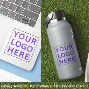Transparent Logotyp för företag   Branded Vattenfl Klistermärken