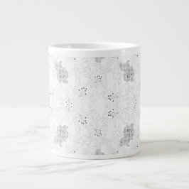 Transparent överlagringsrutnät – Redigerbar PNG-st Jumbo Mugg