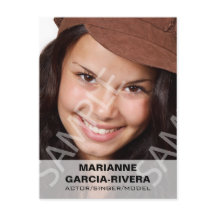 Transparent panel för Actor Headshot White