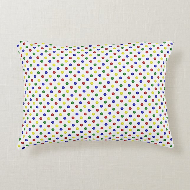 Transparent Polka dots-ACCENT PILLOW Prydnadskudde (Framsidan)