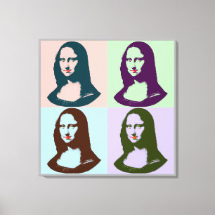 Transparent popup Art Mona Lisa Canvas