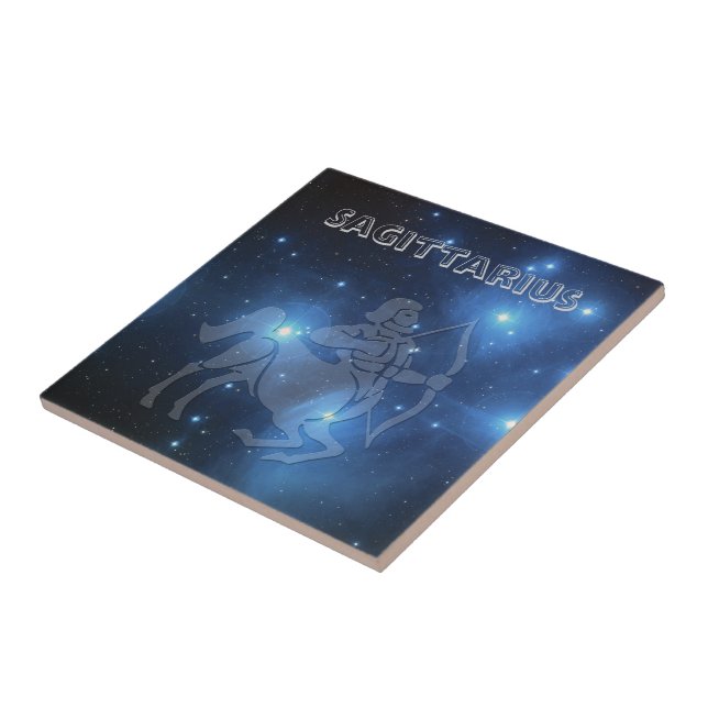 Transparent Sagittarius Kakelplatta (Sidan)