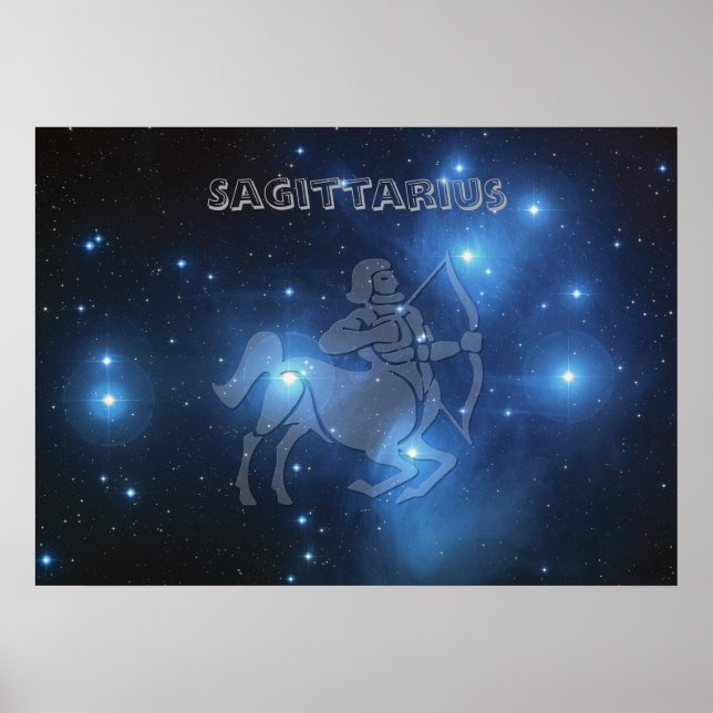 Transparent Sagittarius Poster (Framsidan)