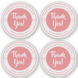 Transparenta etiketter för Pastel Heart-Tacken