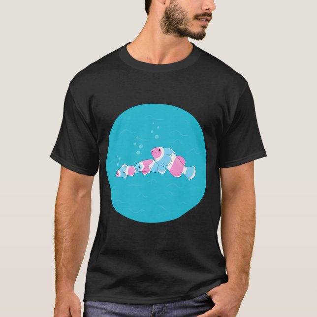Transperson Transstolthet Fisk T Shirt (Framsida)