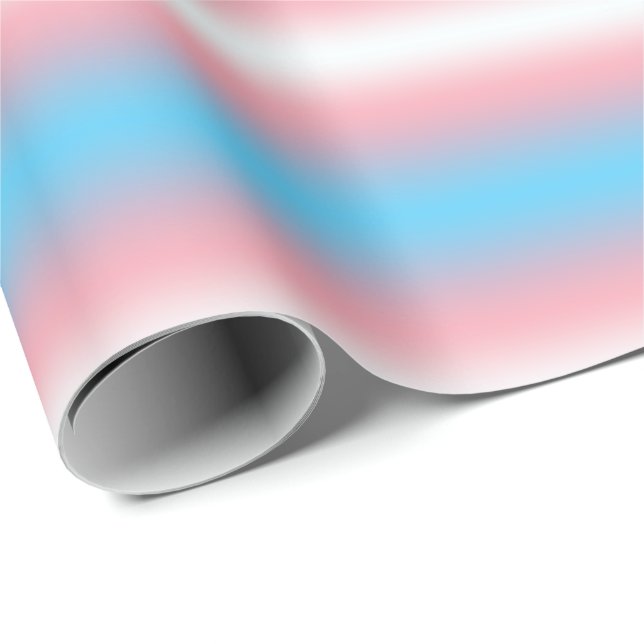 Transpersonella Pride Flagga Mönsterdesign  Presentpapper (Rullad Hörn)