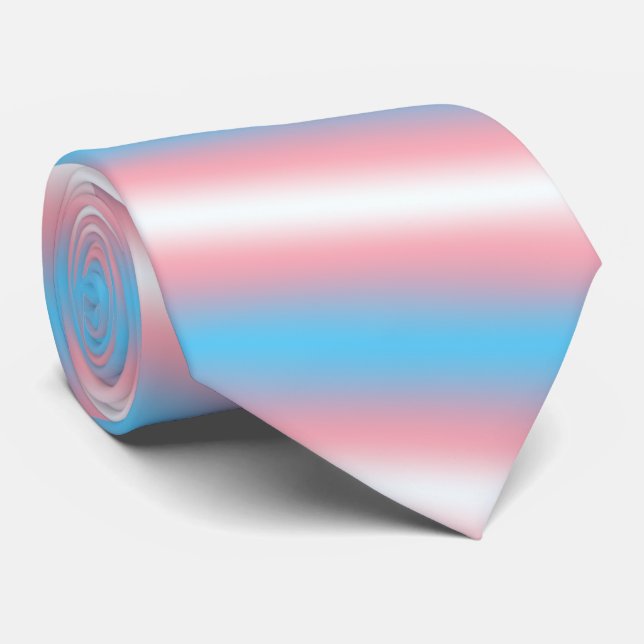 Transpersonella Pride Flagga Mönsterdesign  Slips (Rullad)