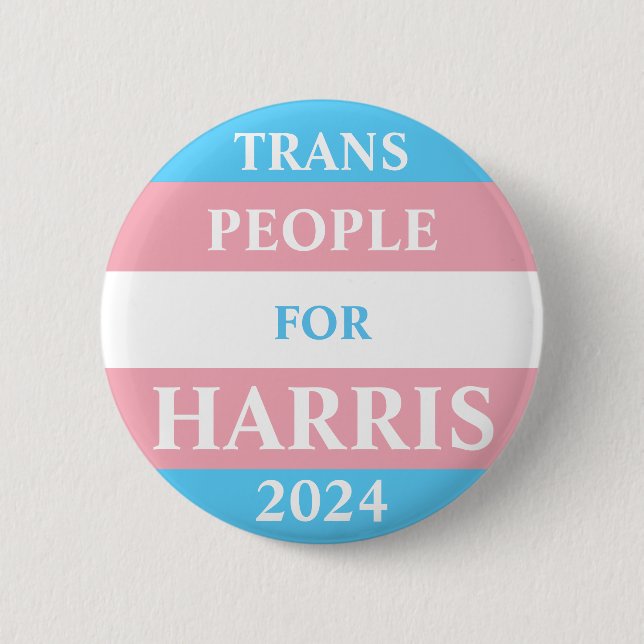 Transpersoner För Harris-knapp Knapp (Framsida)