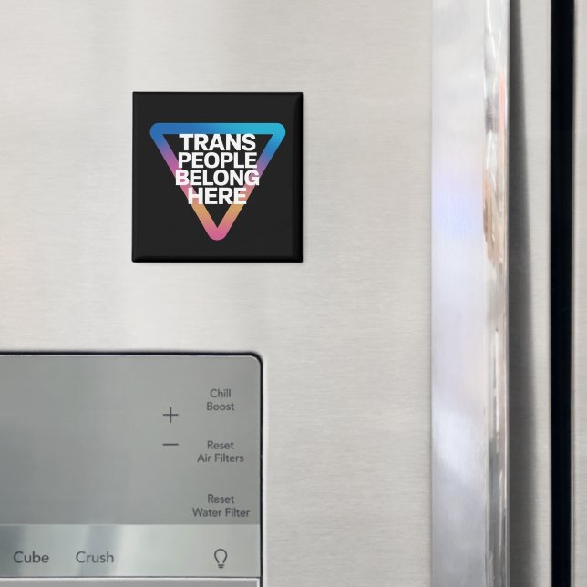 Transpersoner Tillhör Pride Hbtq Respekt Transpers Magnet (In Situ (Fridge))