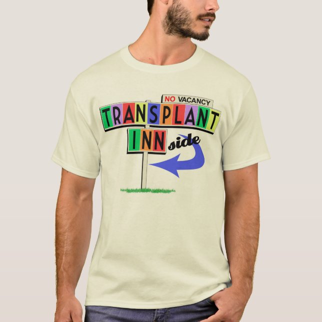 Transplant Inn(side)-motordriftsskylt Tee (Framsida)