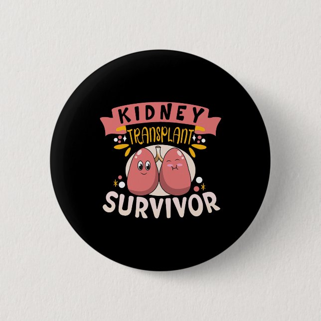 Transplant Survivor Kidney Disease Kidney Stone Knapp (Framsida)