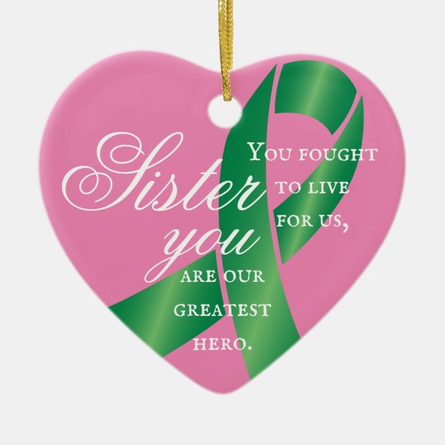 Transplant Survivor Mors dag Anpassade Julgransprydnad Keramik (Framsidan)