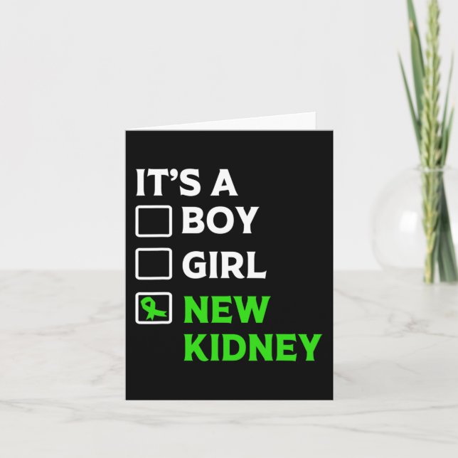 Transplant Survivor New Kidney Owner Kort (Framsida)