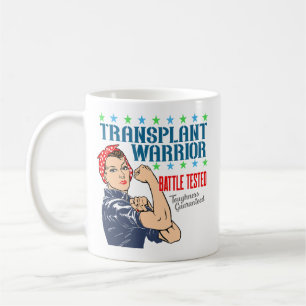Transplant Warrior - en Vintage Kvinnor i transpla Kaffemugg