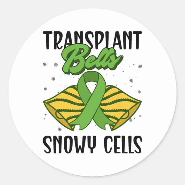 Transplantatbjällror  runt klistermärke (Framsida)