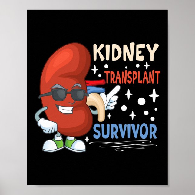 Transplantation Kidney Donor Kidney Disease Poster (Framsidan)
