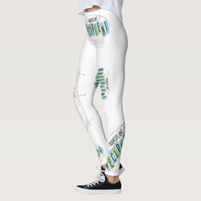 Transplantationsmottagare Retro Stil Leggings (Vänster)