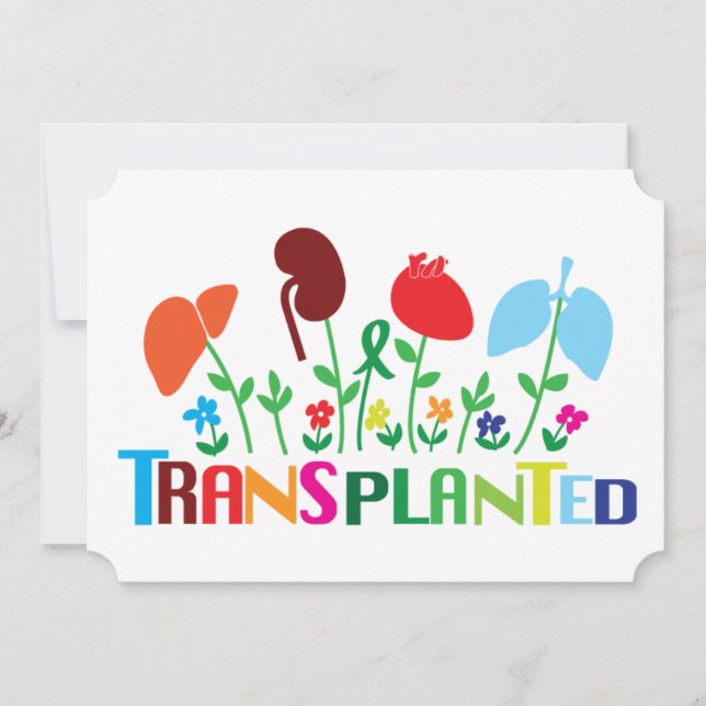 Transplanterat transplantationskort för Bright Org (Framsida)