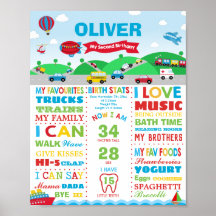 Transport 2:a födelsedagseftermiddagens milstolpar