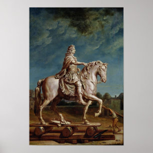 Transport av Equestrian Statue of Louis XIV Poster