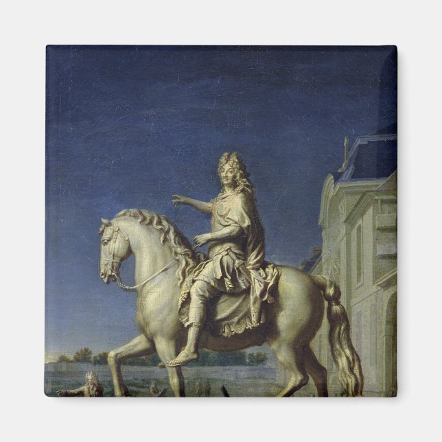 Transport av Louis Equestrian Statue Magnet (Framsidan)