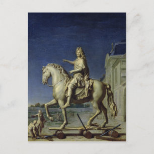Transport av Louis Equestrian Statue Vykort