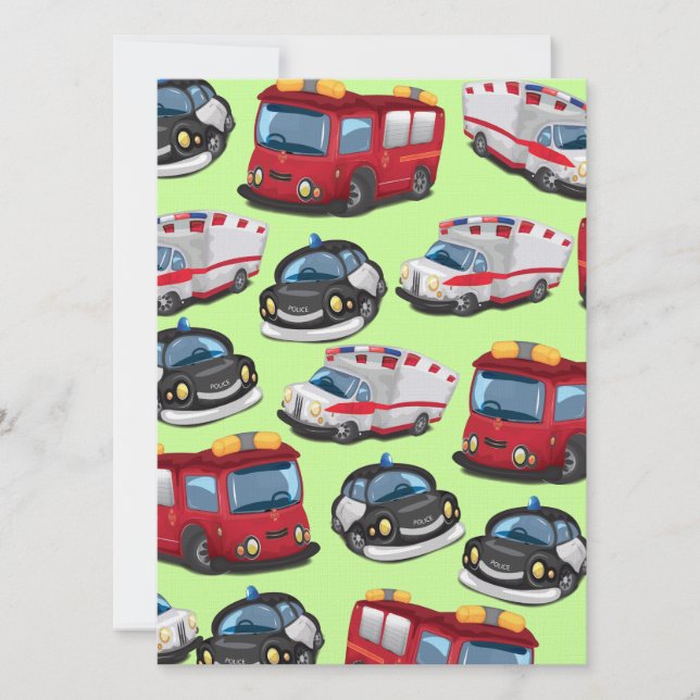 Transport av polis, ambulans och brandförsvar inbjudningar (Framsida)