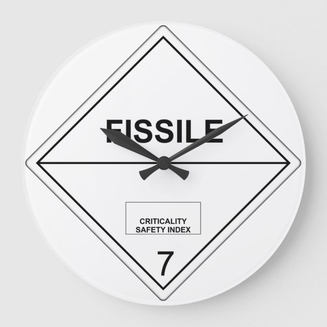 Transport av radioaktivt klyvbart material Plattkl Stor Klocka (Framsida)