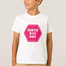 Transport Birthday Boy-tecken T Shirt