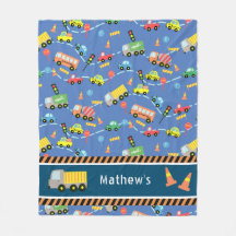 Transport Blue. Fleece Blanket